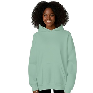 Nueva Sudadera con Capucha para Mujer, Estilo Casual, Estampada, de Algodón Grueso y Felpa, Corte Holgado, Súper Suave, Talla Grande, Otoño/Invierno - Product Image 1