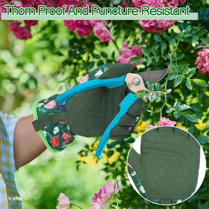 Gants de jardinage en cuir, protection robuste des mains pour l'agriculture, l'aménagement paysager et les travaux de construction - Product Image 2