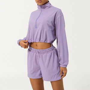 Ensemble de vêtements de sport sans couture pour femmes de qualité supérieure Ensemble de fitness 2 pièces pour le yoga et l'entraînement professionnel - Product Image 1