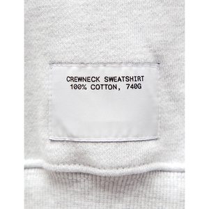 Wholesale Customized 100% Cotton Oversized Sweatshirt Long Sleeve O-neck Tee With Embossed Print Men's <b>Hoodies</b> & Sweatshirt - Product Image 3