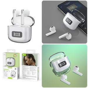 Home Digitalome Écouteurs sans fil Bluetooth blancs EP-108 avec écran numérique pour les sports et les jeux - Product Image 2