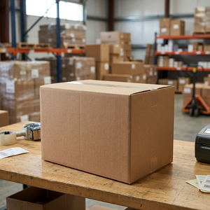 Carton d'emballage robuste pour l'exportation et le stockage, boîte en carton ondulé à double paroi - Product Image 4