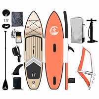 Voile de kitesurf OEM très vendue pour planche à voile, planche de paddle et planche de windsurf en PVC Drop Stitch