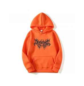 2024 New Fashion Custom Men's Winter Solid Digital Printing Embroidered 100% Cotton Eco-Friendly High Quality Hoodies Wholesale - Product Image 2
