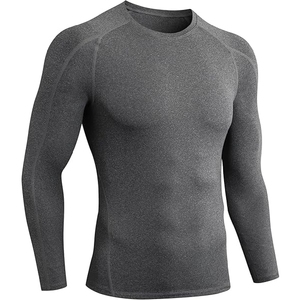 Último estilo hombres MMA Rash Guard Diseña tu propia camisa de compresión de sublimación BJJ Rash Guard personalizado impreso OEM Rush Guard - Product Image 6