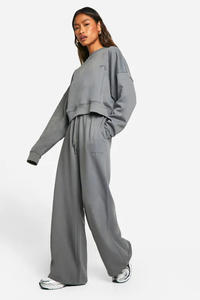 Sudadera con Capucha para Mujer 2025, Premium, 350GSM, Felpa de Algodón Grueso, Ecológica, Resistente al Viento, Transpirable, con Cuello Bufanda, Tallas Grandes, Bordado 3D - Product Image 2