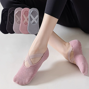 Calzini Professionali Traspiranti per Yoga alla Caviglia, Antiscivolo, Lavorati a Maglia per Donne, Principianti di Pilates, Sport Indoor, Danza e Balletto - Product Image 2