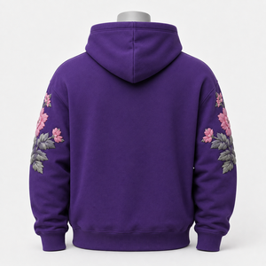 Sweat à capuche imprimé pour homme, coupe classique, toucher doux, motifs texturés, style streetwear, pour événements décontractés et usage quotidien, écologique - Product Image 2