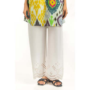 Cambric Embroidered <b>Chiffon</b> <b>Trouser</b> IPT-55336 Breathable Feature - Product Image 3