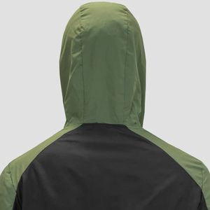 Chaqueta ligera de poliéster 100% personalizada para hombre, cuello alto fino estilo callejero con tira reflectante, bloque de Color para uso en exteriores - Product Image 5