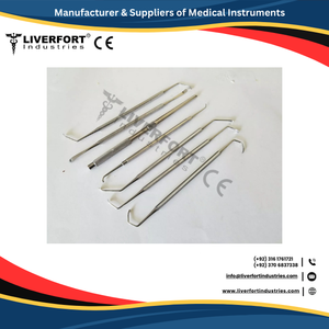Instrumentos de elevación sinusal certificados por la CE, kit de extracción de periotomos dentales, juego de casete de implante Médico Quirúrgico de acero inoxidable 17 - Product Image 3