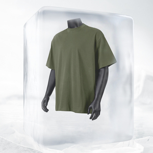 Camiseta Mint Manbo de alta calidad para hombre, camisetas de algodón 100% Unisex deportivas holgadas de secado rápido lisas personalizadas - Product Image 3