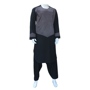 Shalwar Kameez sur mesure de haute qualité, séchage rapide, sans plis, pour hommes, tenue décontractée pour mariage, Diwali, couleurs personnalisées - Product Image 3