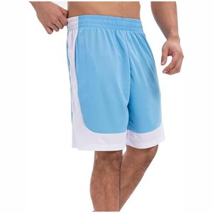 Short de sport extensible dans les quatre sens et respirant en élasthanne/nylon pour homme, séchage rapide, taille élastique, vêtements de sport, décontracté, motif uni - Product Image 5