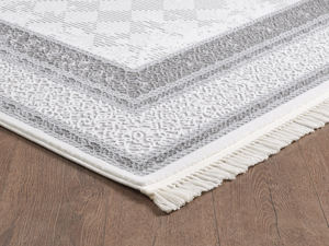 Alfombra turca de lujo hecha a máquina, Avanos Beymen gris, premium para sala de estar, del fabricante de Gaziantep. - Product Image 3