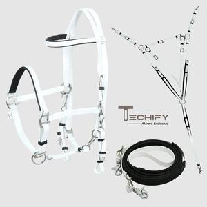 ชุดบังเหียนม้าทำจากพีวีซีสังเคราะห์ที่มีความทนทานต่อการใช้งานชุดเดรสคุณภาพระดับพรีเมียมผลิตในประเทศอินเดีย - Product Image 3