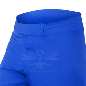 Pantalones cortos de MMA para hombre personalizados OEM estilo deportivo con cintura media elástica patrón sólido técnica teñida Lisa MOQ bajo precio razonable - Product Image 4