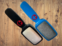 Brosse en velours à double surface de qualité supérieure Conception manuelle en plastique Nettoyage en douceur Tissus délicats Rouleaux de charpie de rembourrage Brosses