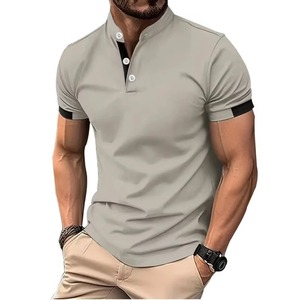 Polo de golf para hombre hecho a medida al por mayor, Polo de algodón puro de alta calidad, nuevo diseño, superventas, Polo en blanco - Product Image 5