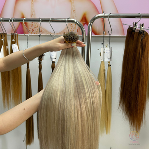 Anneau Nano de Cheveux Vietnamiens Bruts à Donneur Unique Double Dessiné Naturel Droit avec Élégant Loose Deep Italian Curl Natural Wave - Product Image 3