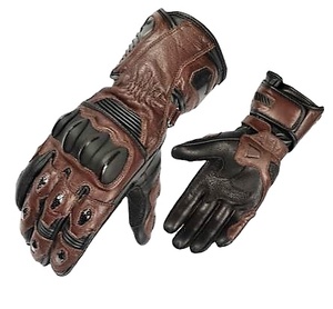 Guantes de Motocicleta de Cuero de Alta Calidad, Personalizados, Resistentes al Viento, Térmicos, Aislantes, Dedos Completos, Unisex, para Conducir, Carreras, Deportes al Aire Libre - Product Image 1