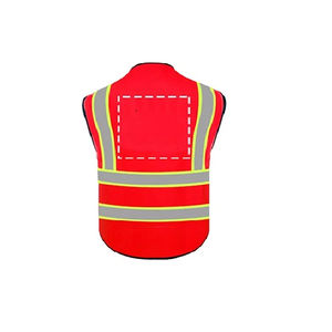 Gilet de sécurité médical réfléchissant haute visibilité pour ambulance et sauvetage, avec logo frontal, service OEM, vente en gros, conception personnalisée - Product Image 2