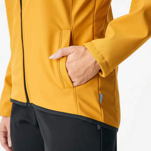 Veste coupe-vent 100% polyester de haute qualité pour femmes Type mince avec col à capuche Logo personnalisé pour le sport et l'extérieur - Product Image 5