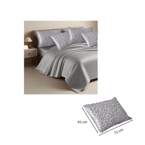 Lot de 4 taies d'oreiller en satin imprimé léopard, douces et moelleuses, avec fermeture hôtelière anti-nœuds pour les cheveux, pour lit et canapé - Product Image 6