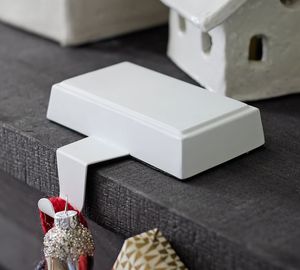 Simple Stocking Holder Set of Four Pieces Wood Metal Cast Iron Rustic <b>Gift</b> <b>Box</b> New Modern Designs High Quality Wholesale 2022 - Product Image 1