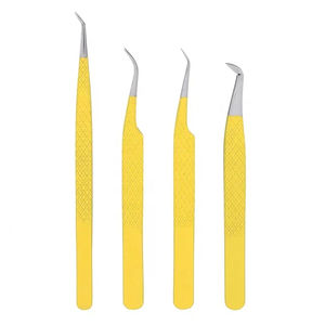 Vetus-Ensemble de pinces à cils et à sourcils coniques à 90 degrés en gros pour bébés avec pointe en fibre de 90 - Product Image 6