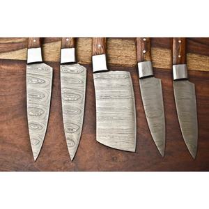 Ensemble de couteaux de cuisine en acier damas forgé à la main - Product Image 2