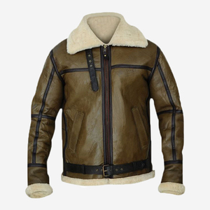 <span class=keywords><strong>Ww2</strong></span> B3 Jacke Distressed Leder Bomber jacke Pilot Aviator Herren Bomber Lederjacke Winter produkte