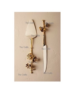 Ensemble de couverts en métal avec poignée de créateur ensemble de couverts de vaisselle de taille et de forme personnalisées pour la vaisselle de restaurant - Product Image 1