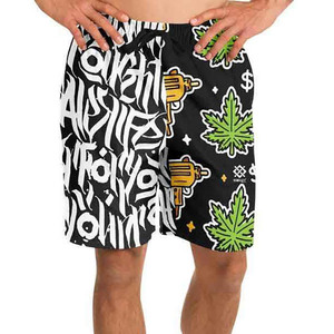Pantalones cortos de baño de alta calidad para hombre, pantalones cortos de baño con estampado de sublimación para hombre, ropa de playa, pantalones cortos de baño para hombre - Product Image 1