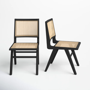 Sillas de comedor de madera de diseño moderno para el hogar y el hotel, muebles de sala de estar de ocio de Japón - Product Image 1