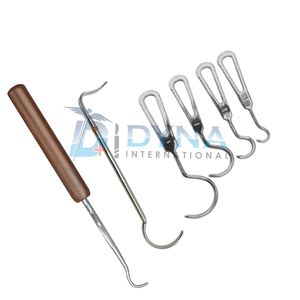 CE certified Set of 6 Suture Graft & <b>Wire</b> Passers Orthopedic Surgical Instruments Premium Stainless Steel - Product Image 5