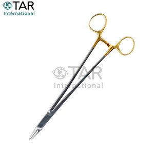 ที่ใส่เข็มแบบมืออาชีพคีมหนีบแบบครึ่งทองหนัก205มม. 8นิ้วเครื่องมือทางการแพทย์แบบเข็ม - Product Image 5