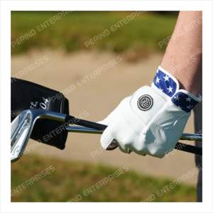 Los últimos guantes de golf de alta calidad lisos de moda con el último Logotipo de bordado de patrón Guantes de golf de cuero - Product Image 3