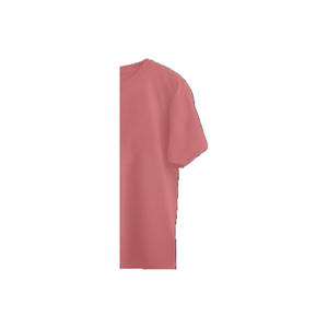 Camiseta Larga de Manga Media con Cuello Redondo para Mujer, Talla Grande, 100% Algodón Orgánico, Transpirable y Ecológica, Color Rosa Casual - Product Image 5