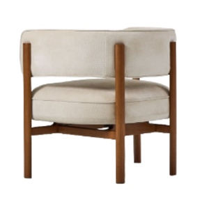 Comfortable Executive Office Chair High Quality Wood Frame Plush <b>Foam</b> <b>Padding</b> Breathable Fabric Adjustable Home Office - Product Image 3