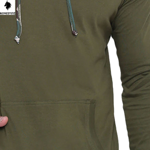 เสื้อฮู้ดดี้ผู้ชายทรงปกติ น้ำหนัก 00-500 กรัม ผ้าหนา สำหรับฤดูหนาว แบบสวมหัว ไม่มีลาย พิมพ์ลายได้ตามต้องการ ไหล่ตก ผ้าฝ้าย 100% - Product Image 6