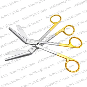 Braun-Stadler Episiotomy Fine Scissor Angled CVD/Bent 18cm for Delicate Perineum Tissues gynecological scissors