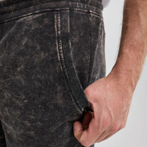 2023 último estilo de alta calidad para hombres pantalones cortos de lavado ácido de secado rápido transpirable personalizado XS tamaño Casual patrón sólido decoración de lona - Product Image 5