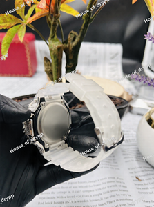 925 <b>Sterling</b> <b>Silver</b> Iced Digital <b>Watch</b> VVS Moissanite Diamond Bezel Blue Throne Dial Hip Hop Luxury Statement <b>Watch</b> - Product Image 5