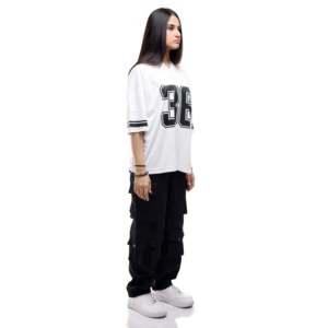 T-shirts imprimés style streetwear en jersey maille 100 % polyester intemporel, respirants et à motif uni, impression sérigraphique - Product Image 6
