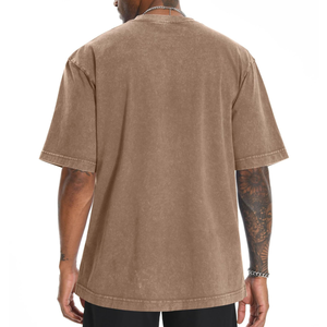 Camisetas al por Mayor Personalizadas Unisex, Lavadas con Ácido, 100% Algodón, de Alta Calidad, Elegantes, Casuales, Ecológicas, Transpirables, de Corte Regular - Product Image 2