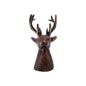 Shubham เครื่องประดับทองเหลืองทำด้วยมือรูปกวางรูปปั้นทางศาสนาและฮวงจุ้ยสำหรับตกแต่งบ้านและของขวัญ - Product Image 1