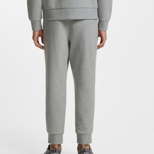 Ensemble de survêtement deux pièces pour homme en matière chaude, style décontracté, avec poignets côtelés, poches latérales et capuche, pour les acheteurs en gros, hiver - Product Image 5