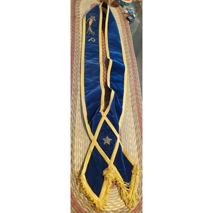 Fabricación de Pakistán Masonic Regalia Royal Arch delantal bordado a mano faja duradera hermosa faja bordada Ronpex - Product Image 1