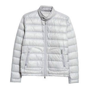 2025 New Design Blank <b>White</b> Color Puffer Men's <b>Jackets</b> 100% Polyester Fabric Breathable Warm Bubble <b>Jacket</b> For Men - Product Image 1